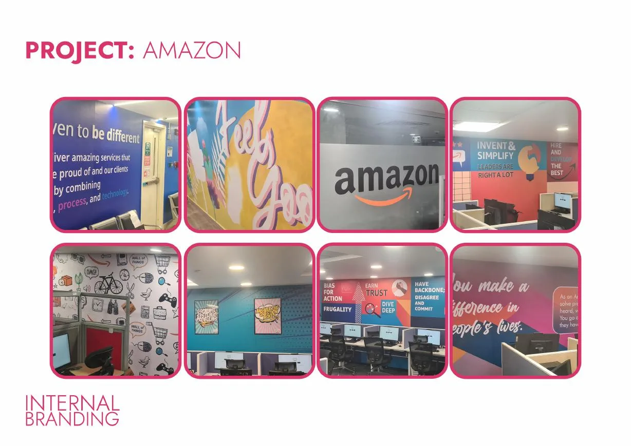 Amazon Internal Branding project by Qbit Studio